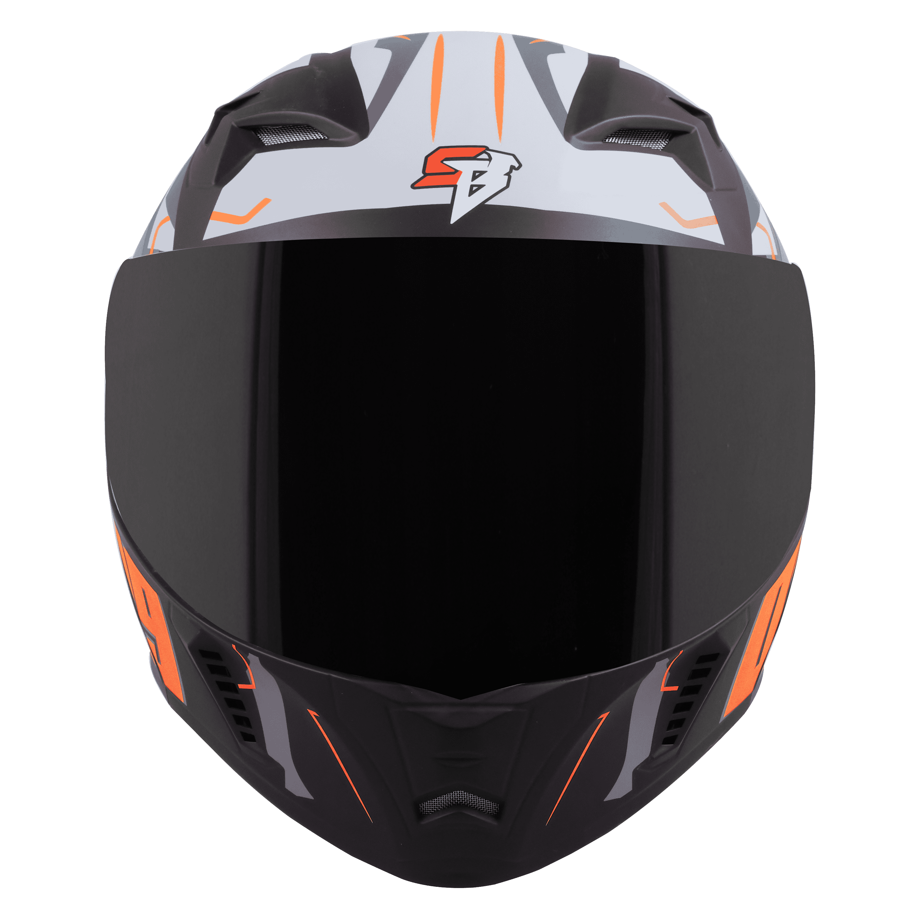 SBA-20 09 GLOSSY BLACK WITH ORANGE